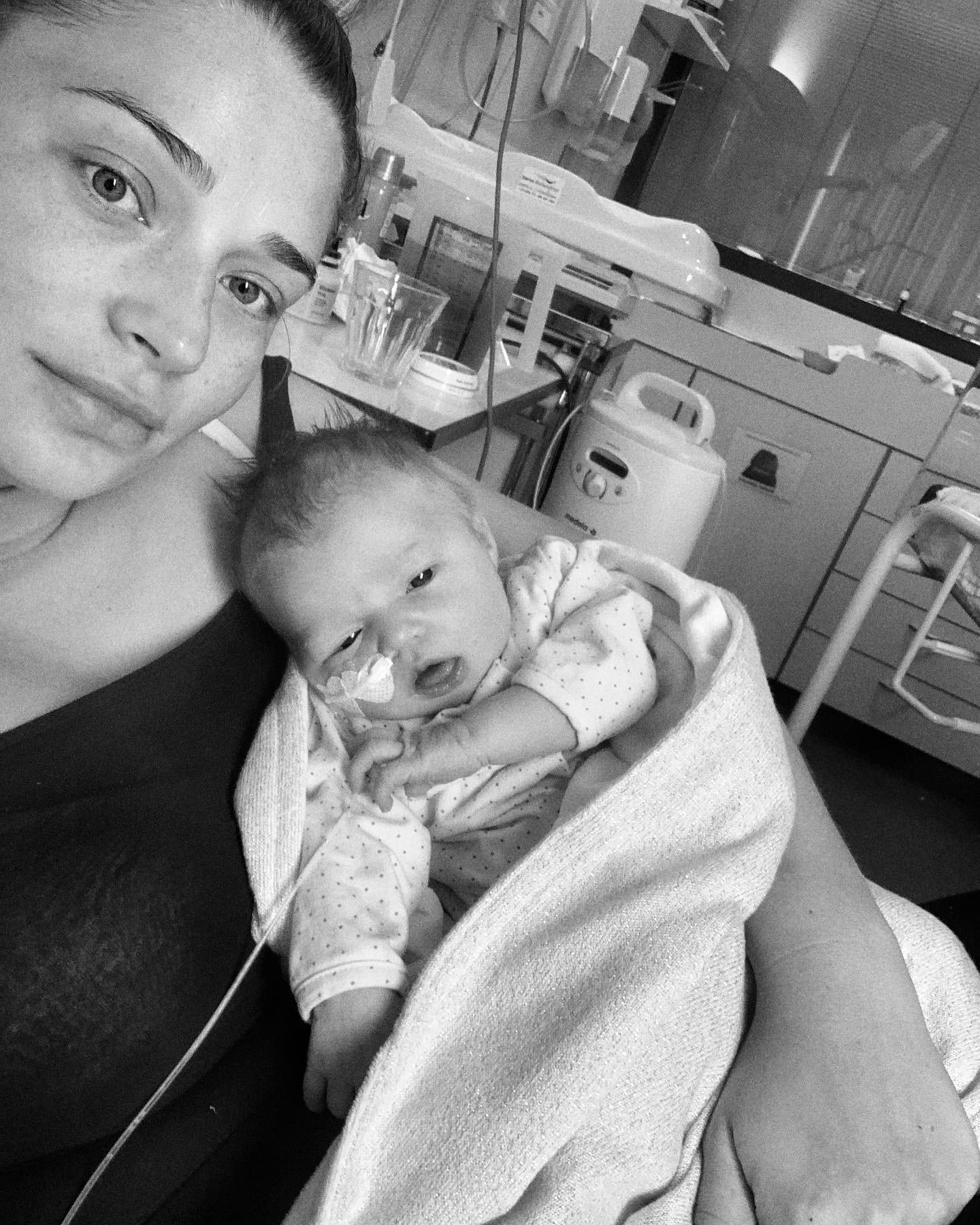 baby, ziekenhuis, moeder