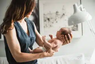 Vrouw met baby