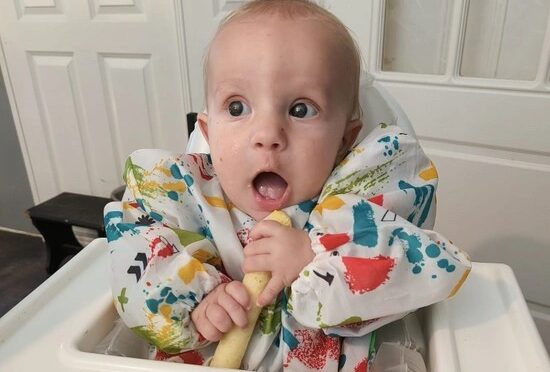 baby, eten, stoel