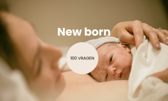 moeder met newborn baby