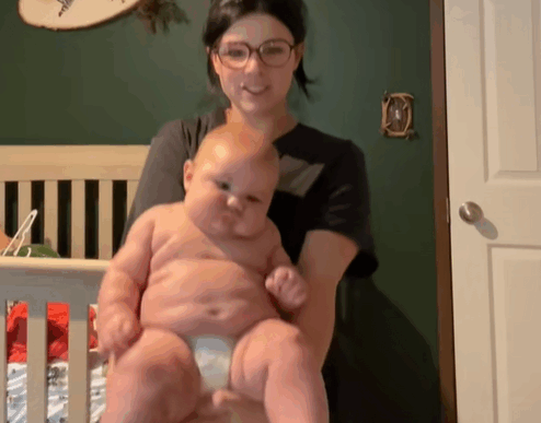 viraal grote baby 10 kg