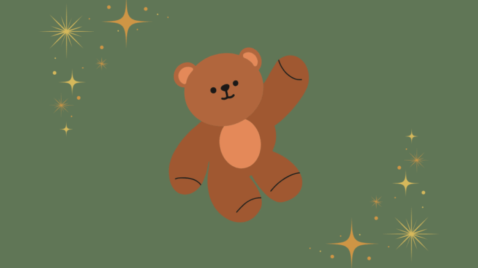 knuffelbeer illustratie