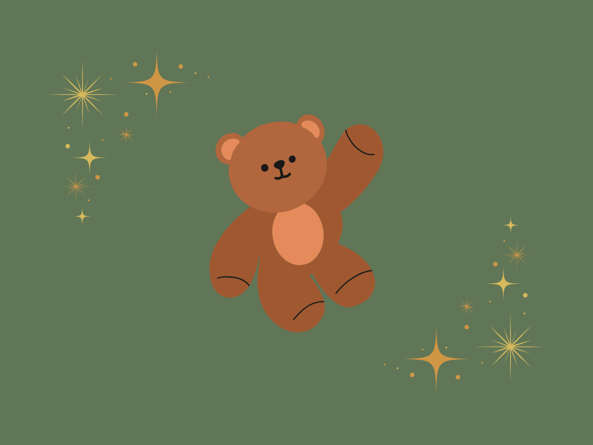 knuffelbeer illustratie