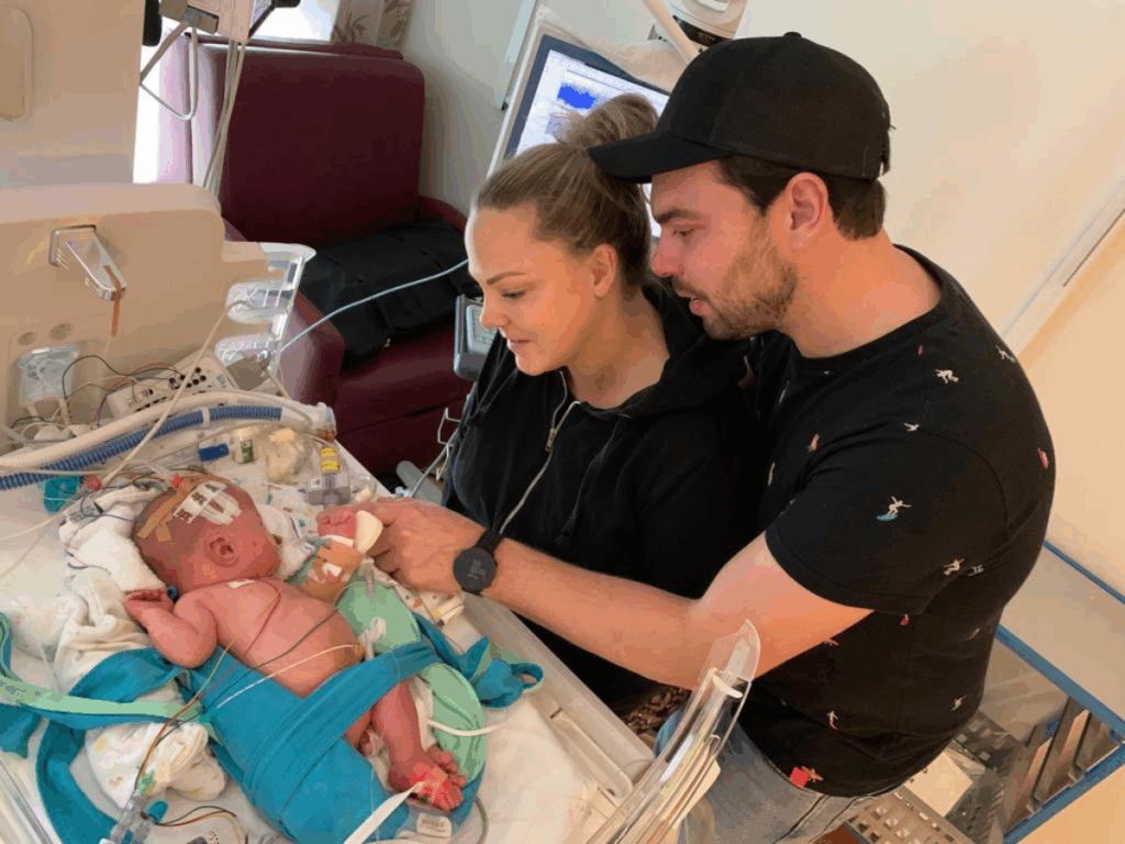 verlies baby ziekenhuisbed