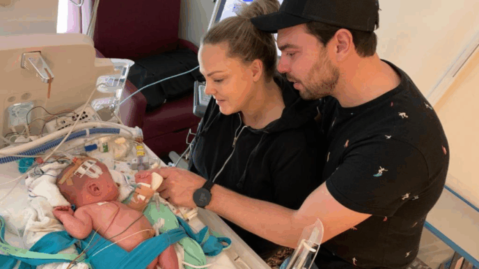 verlies baby ziekenhuisbed