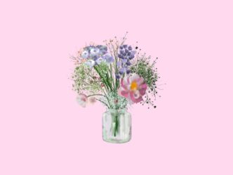 daten met een getrouwde man illustratie van bos bloemen