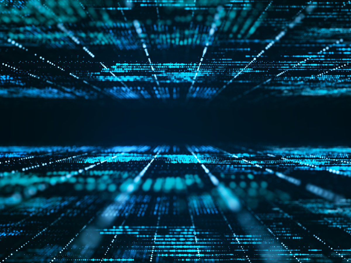 data op computerscherm