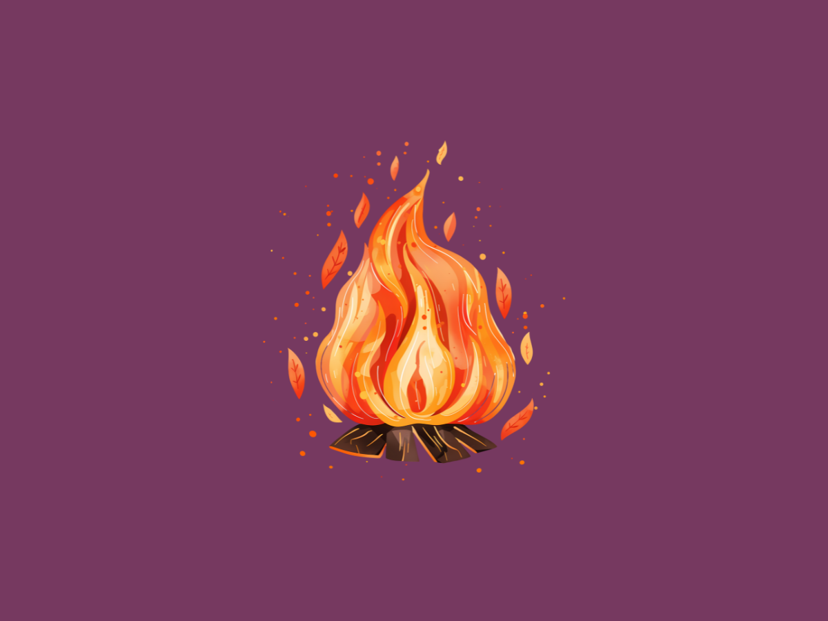 seksleven moeders illustratie kampvuur