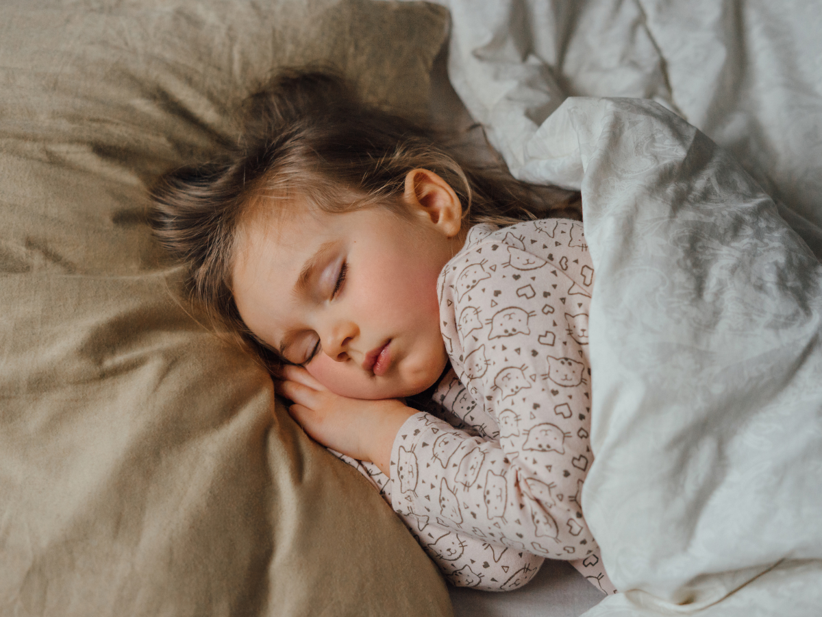 wintertijd slapend kind