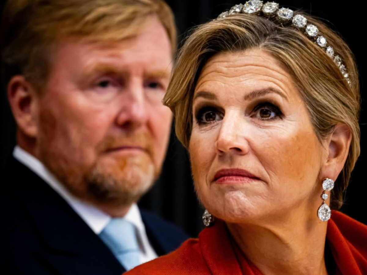 Koning zorgen dochters