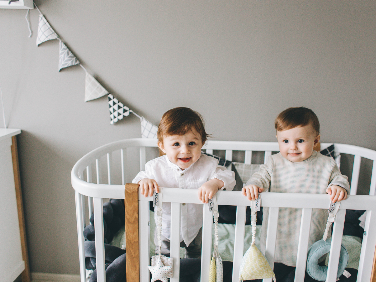 babykamertrends 2026 twee baby's in kamer