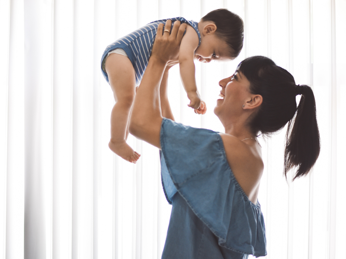 noodpakket voor gezin moeder met baby