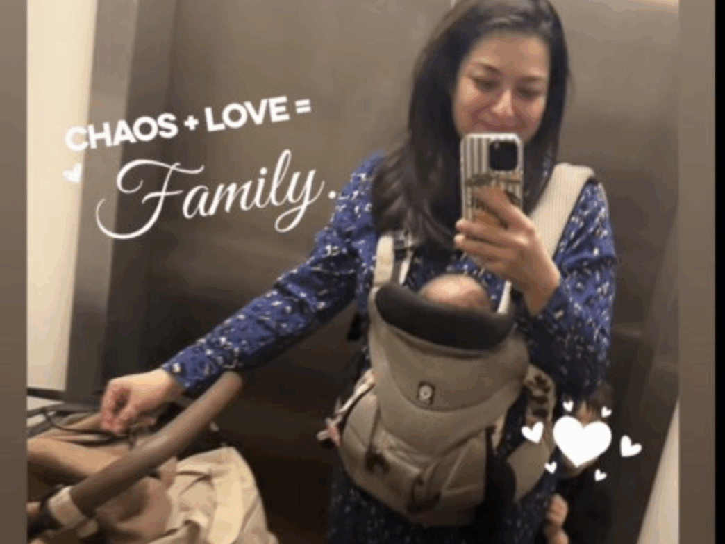 alleenstaande moeder IVF foto van mamablogger met baby