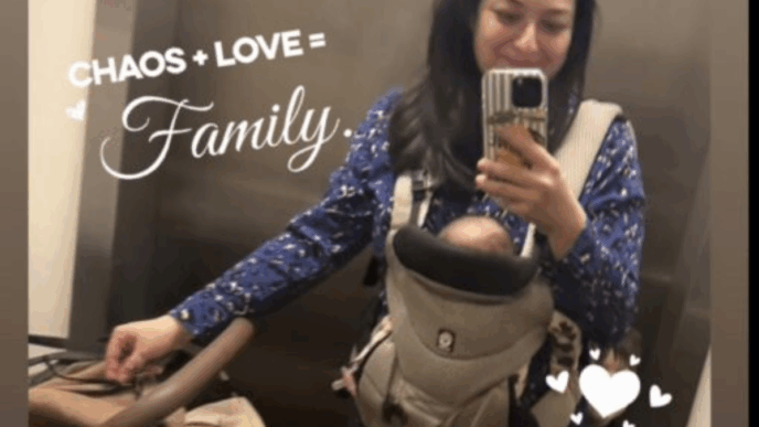 alleenstaande moeder IVF foto van mamablogger met baby