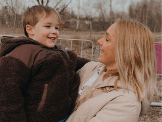 bewust één kind foto van lotte en kind