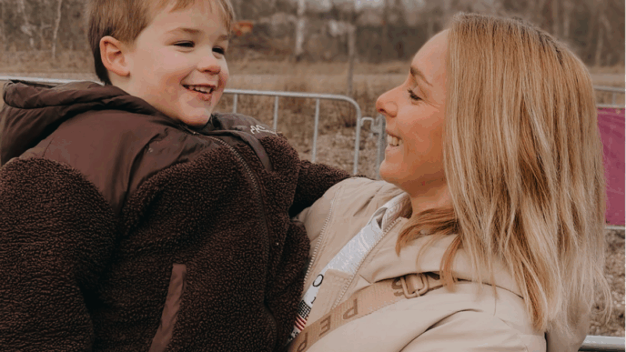 bewust één kind foto van lotte en kind