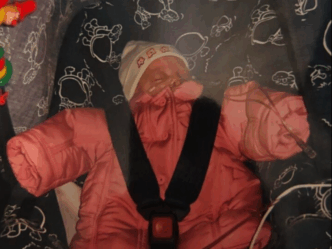 prematuur geboren met één nier foto van marjolein als baby