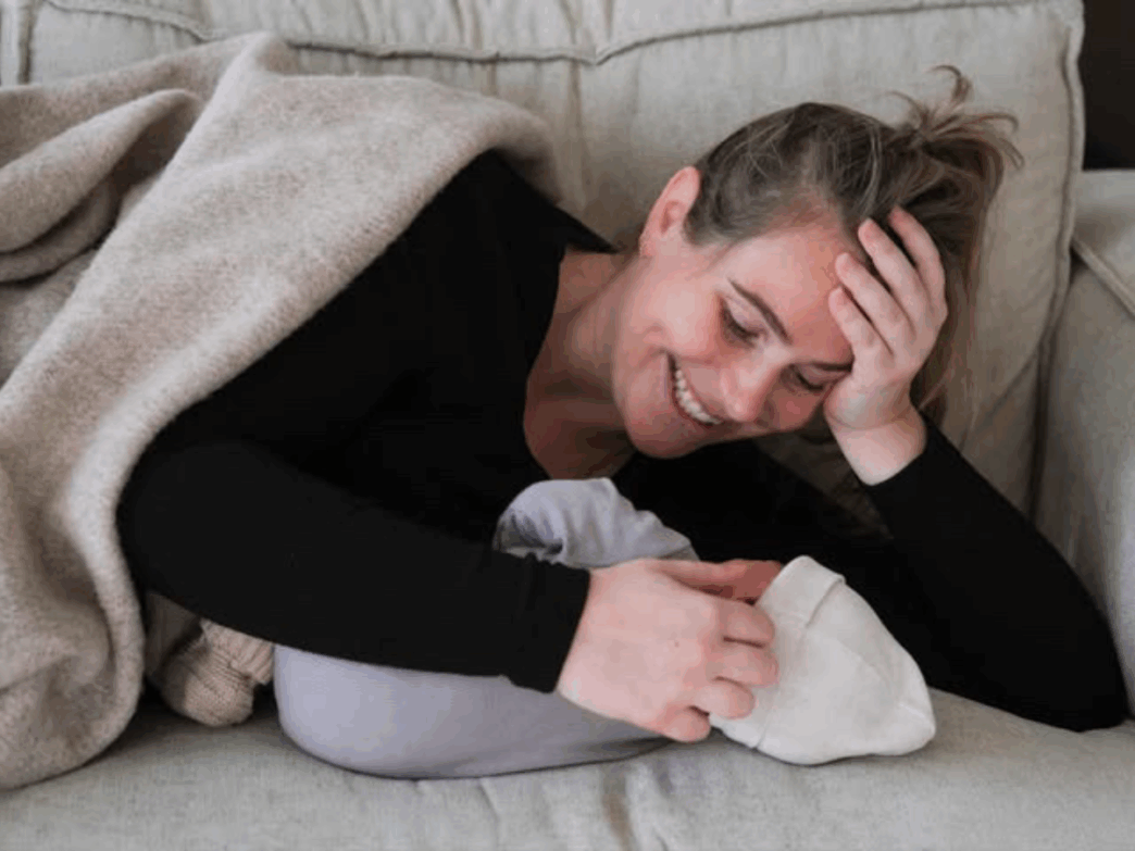 zwanger zonder partner foto van mercedes met haar baby