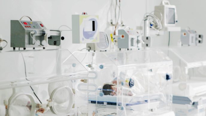 esmee het kinderziekenhuis foto van baby in couveuse