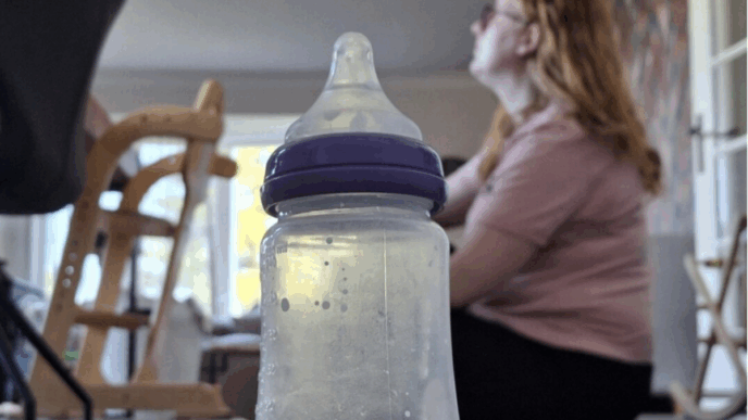 borstvoeding lukt niet foto van melanie