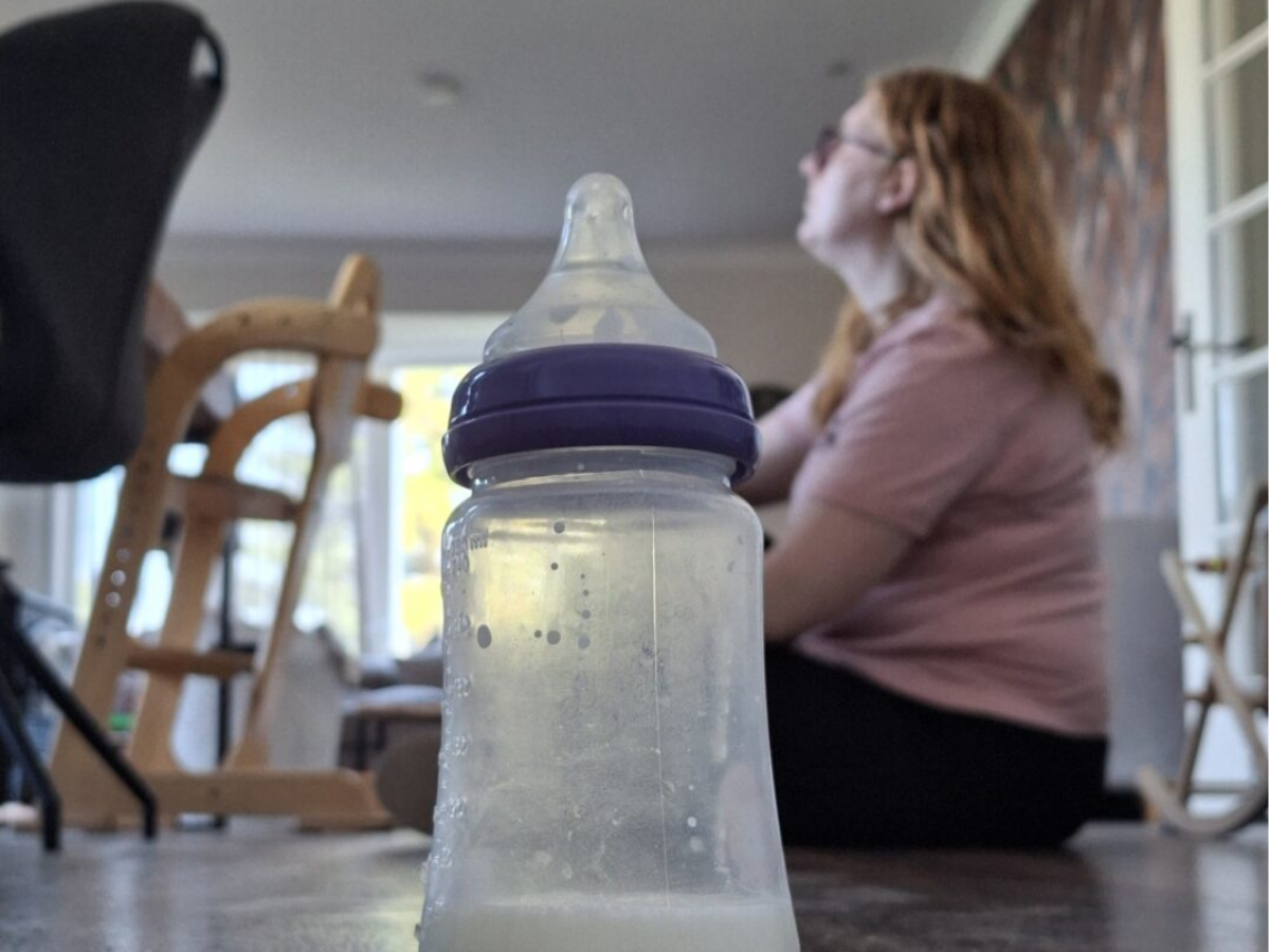 borstvoeding lukt niet foto van melanie