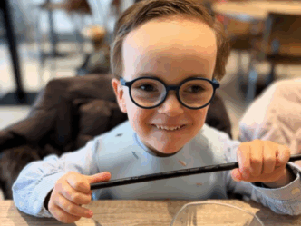 zorgenkindje foto van zoon van mamablogger