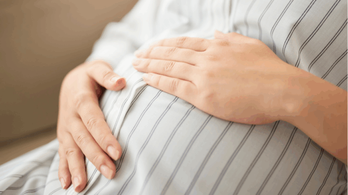 obesitas zwangerschap foto van zwangere vrouw