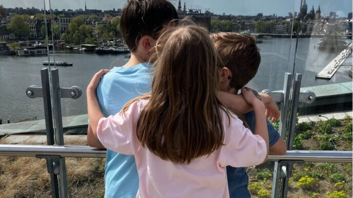 co-ouderschap na scheiding foto van kinderen brenda