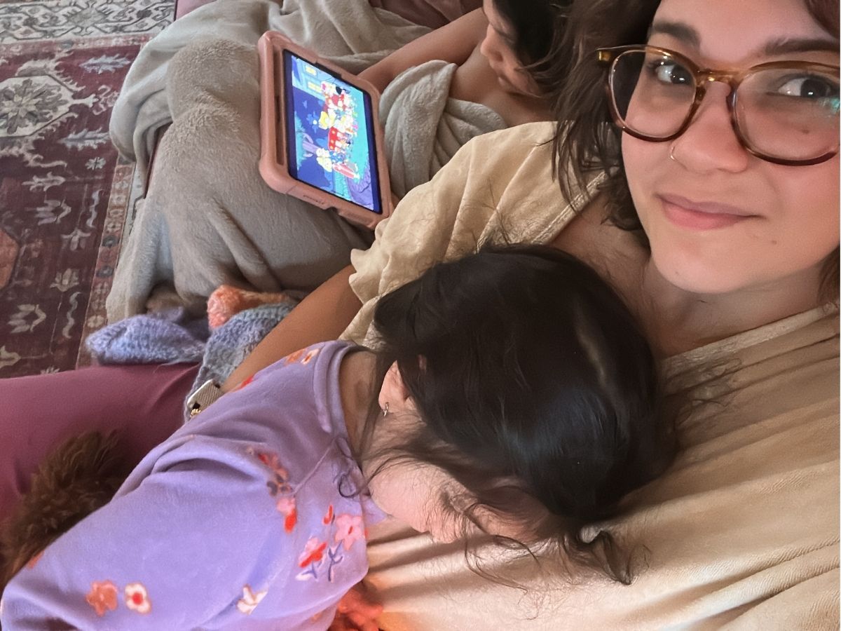 kind niet ziek toch thuis school foto van gezin deborah