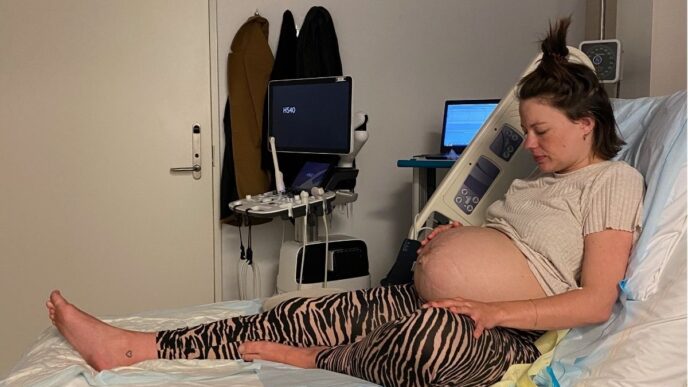 traumatisch bevalling ervaring foto van kelly