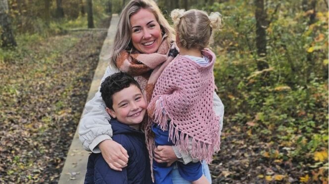 borstkanker moeder foto van michelle en gezin