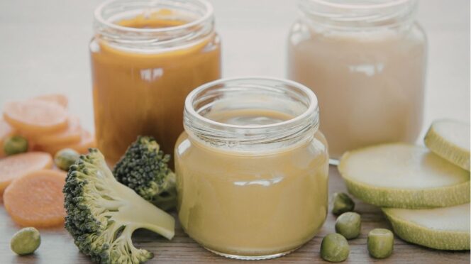 babyvoeding ongezond supermarkt foto van babyvoeding
