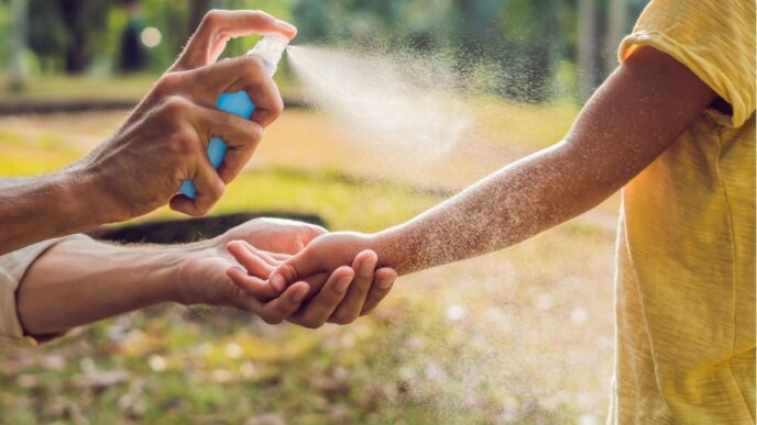 DEET bij jonge kinderen
