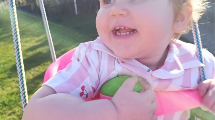 baby leukemie foto van olivia voor haar ziekte