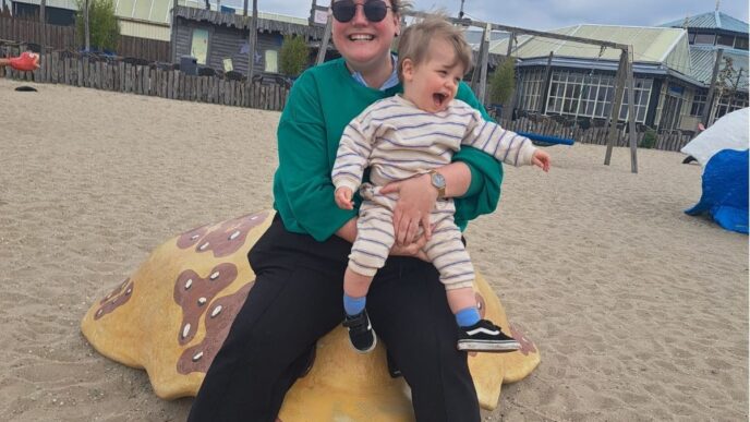 kanker tijdens zwangerschap foto van vera en zoontje