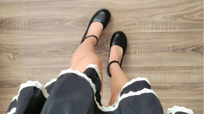 zweetgeur in ballerina's