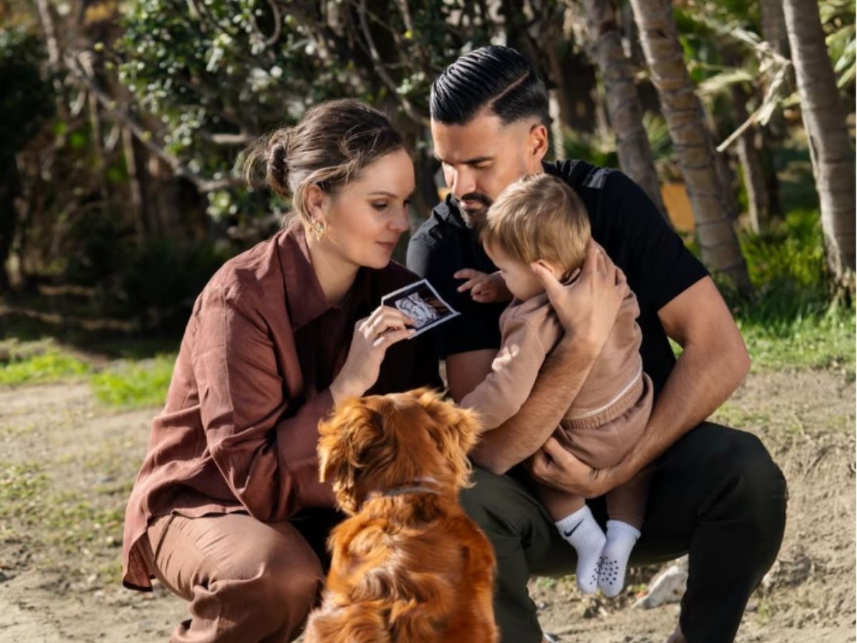 Lieke Martens zoontje Eden foto van gezin