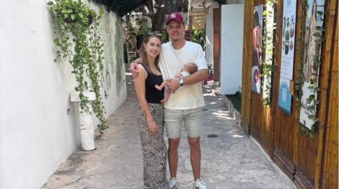vroeggeboorte in Mexico foto van nina en gezin