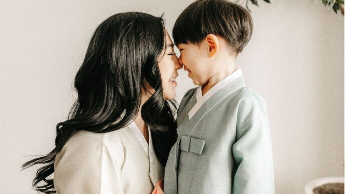 mentale gezondheid jongens foto van moeder en zoon