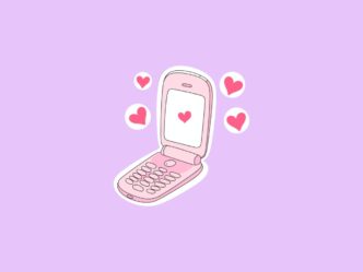 seksleven na kinderen illustratie van telefoon