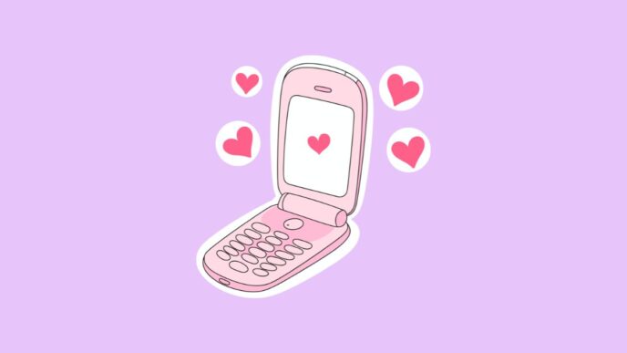 seksleven na kinderen illustratie van telefoon
