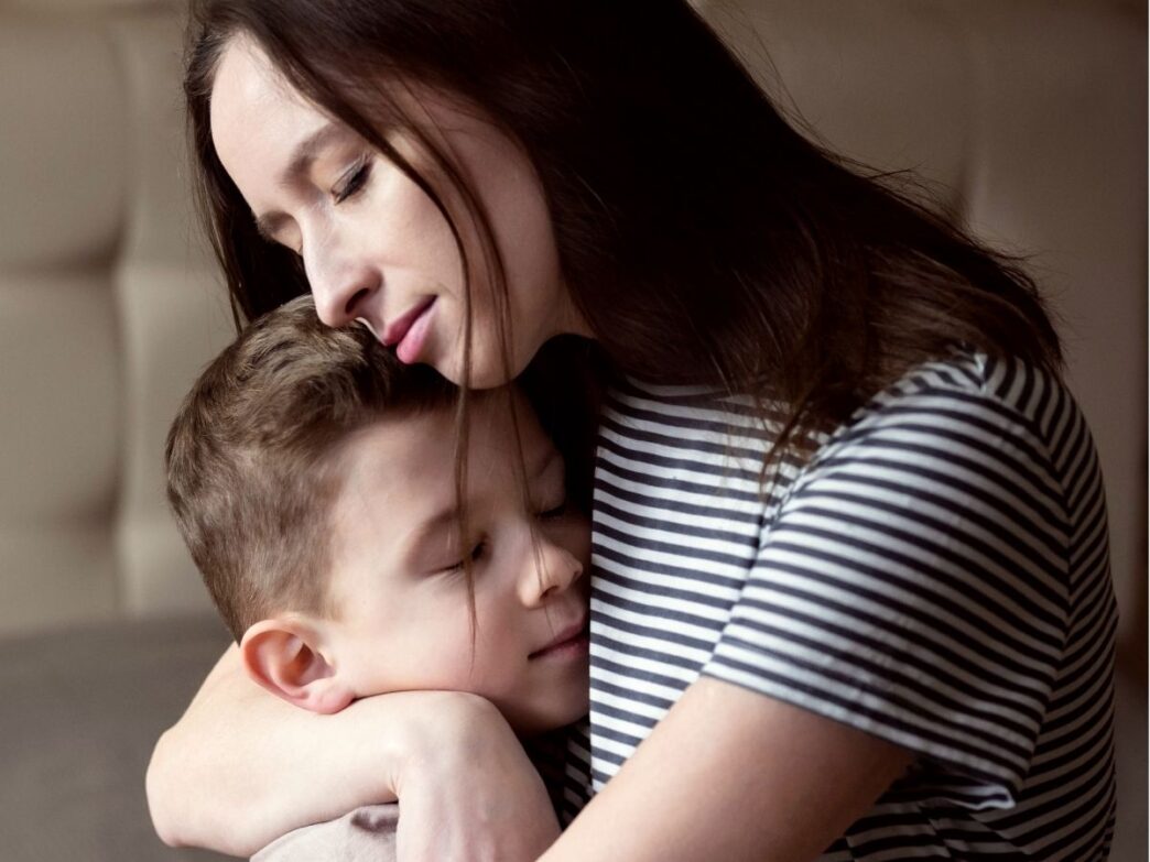 Bijnaam kind foto van moeder en zoon