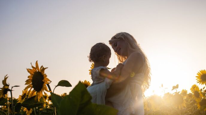 Spijt van babynaam foto van moeder en dochter