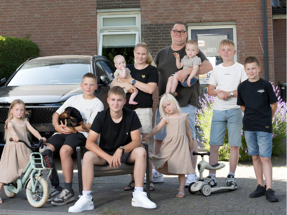 Een huis Vol nieuw gezin