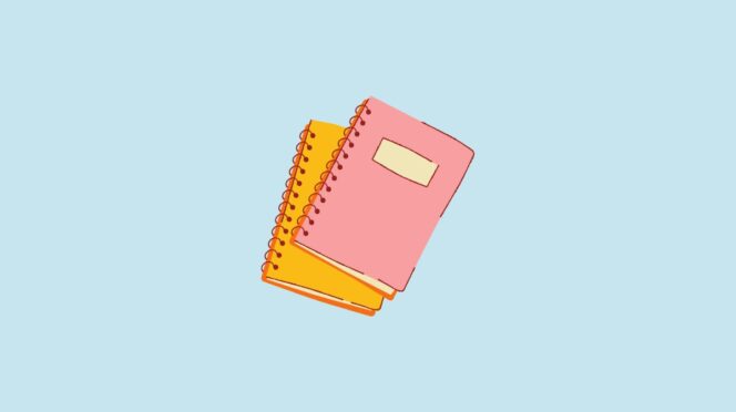 AI spreekbeurt basisschool illustratie van schoolboeken